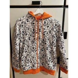 It Loves Mickey Reversible Orange Teddy Jacket